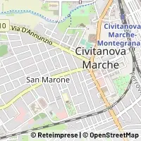 Mapa Civitanova Marche