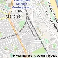 Mapa Civitanova Marche