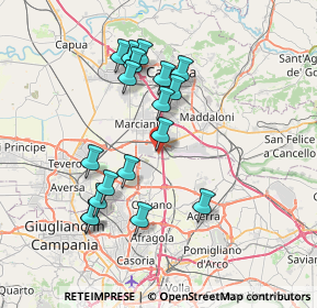 Mappa SS 187, 81025 Marcianise CE, Italia (7.51667)