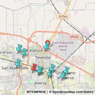 Mappa SS  Appia 7 Bis, 81030 Teverola CE, Italia (2.79364)