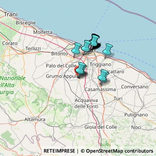 Mappa Via Sandro Pertini, 70028 Sannicandro di Bari BA, Italia (11.6485)