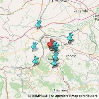 Mappa ZONA P.I.P, 85025 Melfi PZ, Italia (9.63385)
