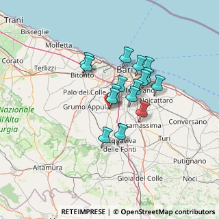 Mappa PROVINCIALE 236 KM.14 476 Snc, 70028 Sannicandro di Bari BA, Italia (10.70063)