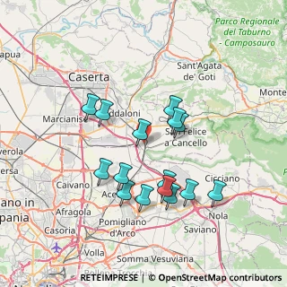 Mappa Via Grotticella, 81027 San Felice A Cancello CE, Italia (7.09333)