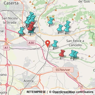 Mappa Via Grotticella, 81027 San Felice A Cancello CE, Italia (4.7255)