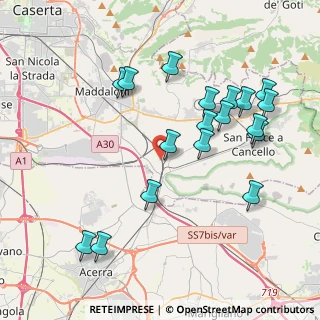 Mappa Via Grotticella, 81027 San Felice A Cancello CE, Italia (4.53944)