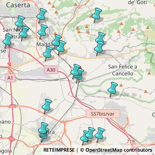 Mappa Via Grotticella, 81027 San Felice A Cancello CE, Italia (5.9965)