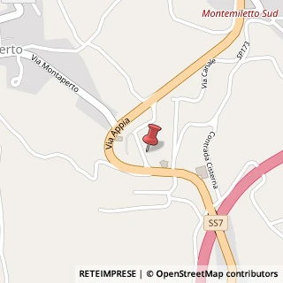 Mappa Contrada Zanfreda, 83038 Montaperto AV, Italia, 83038 Montemiletto, Avellino (Campania)