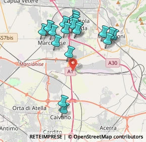 Mappa Località Aurno, 81025 Caserta CE, Italia (4.417)