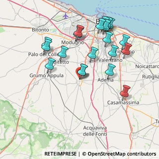 Mappa Via Generale C. Mondelli, 70028 Sannicandro di Bari BA, Italia (8.7675)