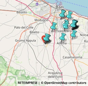 Mappa Via Estramurale, 70028 Sannicandro di Bari BA, Italia (8.5695)
