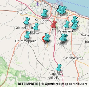 Mappa Via Estramurale, 70028 Sannicandro di Bari BA, Italia (8.522)