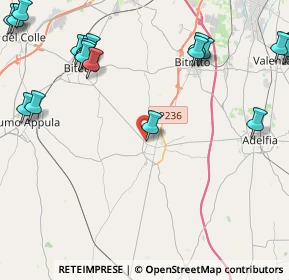 Mappa Via Estramurale, 70028 Sannicandro di Bari BA, Italia (6.6515)