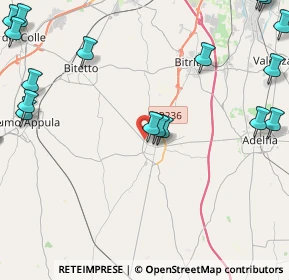 Mappa Via Estramurale, 70028 Sannicandro di Bari BA, Italia (6.91842)