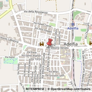 Mappa Via Vittorio Veneto, 196, 70010 Adelfia, Bari (Puglia)
