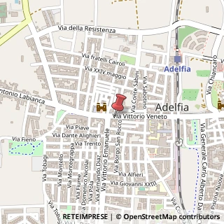 Mappa Via Vittorio Veneto, 204, 70010 Adelfia, Bari (Puglia)