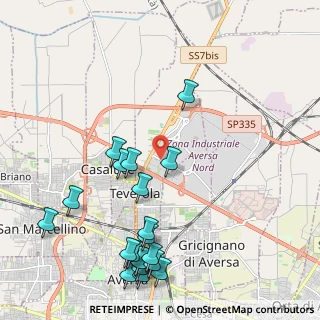 Mappa Via Appia Nord Km 11, 81030 Teverola CE, Italia (2.7645)