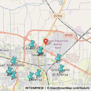 Mappa Via Appia Nord Km 11, 81030 Teverola CE, Italia (3.23818)