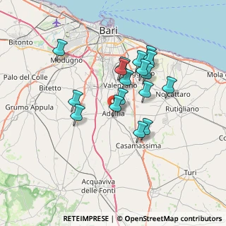 Mappa 70010 Adelfia BA, Italia (6.30294)