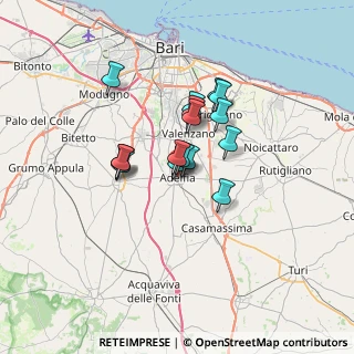 Mappa 70010 Adelfia BA, Italia (4.90125)