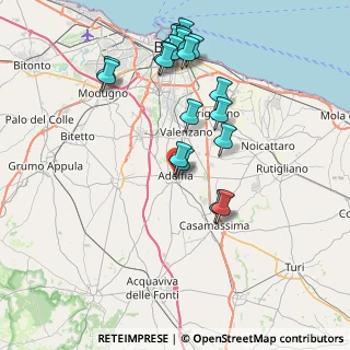 Mappa 70010 Adelfia BA, Italia (8.842)