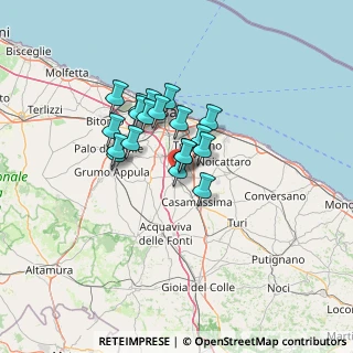 Mappa 70010 Adelfia BA, Italia (9.79)
