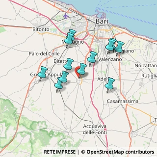 Mappa Via Papa Giovanni XXIII, 70028 Sannicandro di Bari BA, Italia (6.56083)