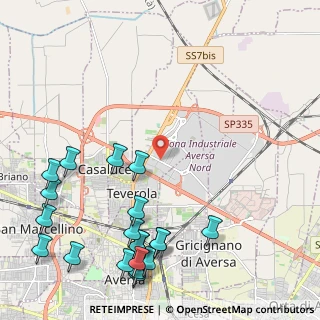Mappa Strada Statale Appia Aversa Nord ASI, 81030 Teverola CE, Italia (3.1395)