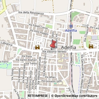 Mappa Via Vittorio Veneto, 137, 70010 Adelfia, Bari (Puglia)