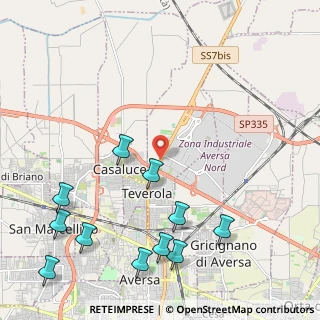 Mappa SS 341 Km 11, 81030 Teverola CE, Italia (2.98545)