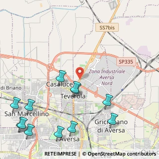 Mappa SS 341 Km 11, 81030 Teverola CE, Italia (3.20583)