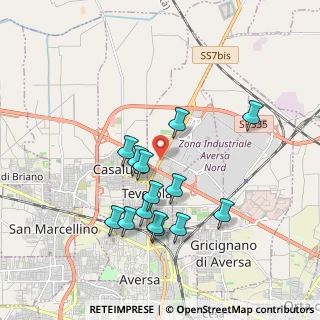 Mappa SS 341 Km 11, 81030 Teverola CE, Italia (1.88)