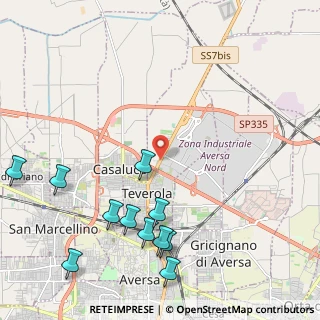 Mappa SS 341 Km 11, 81030 Teverola CE, Italia (2.89545)