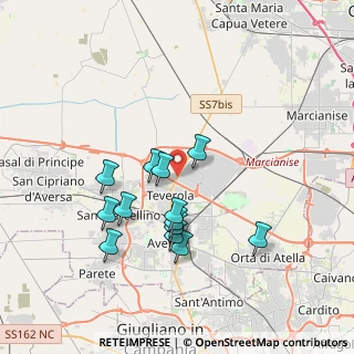 Mappa SS 341 Km 11, 81030 Teverola CE, Italia (3.58231)