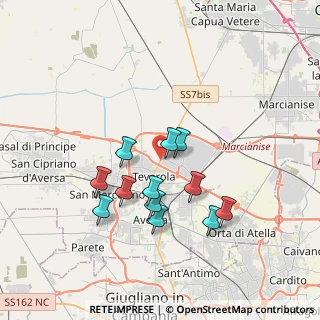Mappa SS 341 Km 11, 81030 Teverola CE, Italia (3.40667)
