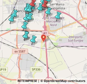 Mappa SP 336 Sannitica La Reggia Outlet, 81025 Caserta CE (2.7965)