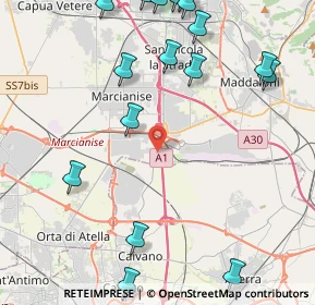 Mappa SP 336 Sannitica La Reggia Outlet, 81025 Caserta CE (6.465)