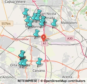 Mappa SP 336 Sannitica La Reggia Outlet, 81025 Caserta CE (4.49059)