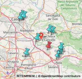 Mappa Via Giotto, 81027 San Felice a Cancello CE, Italia (8.19167)