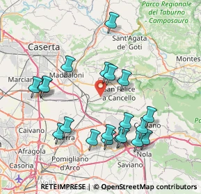 Mappa Via Giotto, 81027 San Felice a Cancello CE, Italia (8.4685)