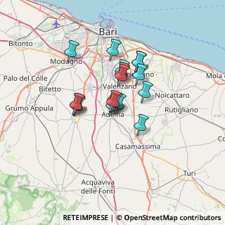 Mappa Vico Antonio Tansella, 70010 Adelfia BA, Italia (5.06)