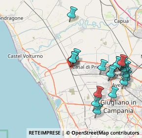 Mappa 81039 Villa Literno CE, Italia (9.5355)