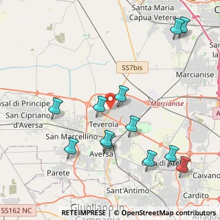 Mappa SS7bis km 11.300, 81030 Teverola CE, Italia (4.99)