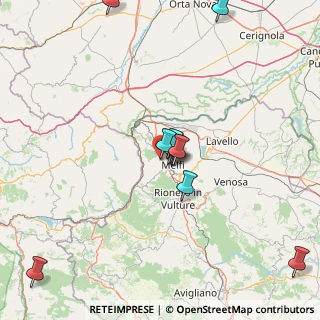 Mappa Via Bonanni, 85025 Melfi PZ, Italia (16.08273)