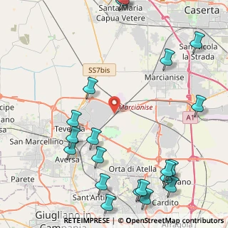 Mappa Zona Asi, 81030 Gricignano di Aversa CE, Italia (6.4205)