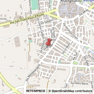 Mappa Via Bruno Buozzi, 15, 70018 Rutigliano, Bari (Puglia)