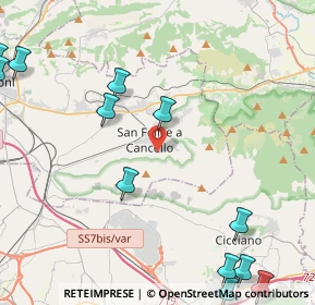 Mappa Via Fontanelle, 81027 San Felice a Cancello CE, Italia (6.85308)