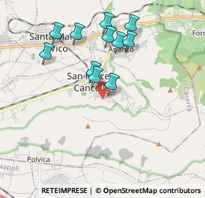 Mappa Via Fontanelle, 81027 San Felice a Cancello CE, Italia (1.93455)