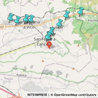 Mappa Via Fontanelle, 81027 San Felice a Cancello CE, Italia (2.5625)