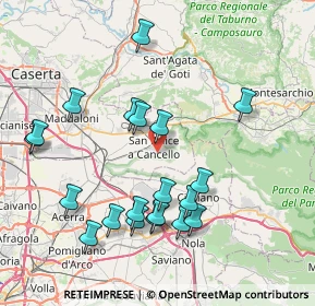 Mappa Via Fontanelle, 81027 San Felice a Cancello CE, Italia (8.762)